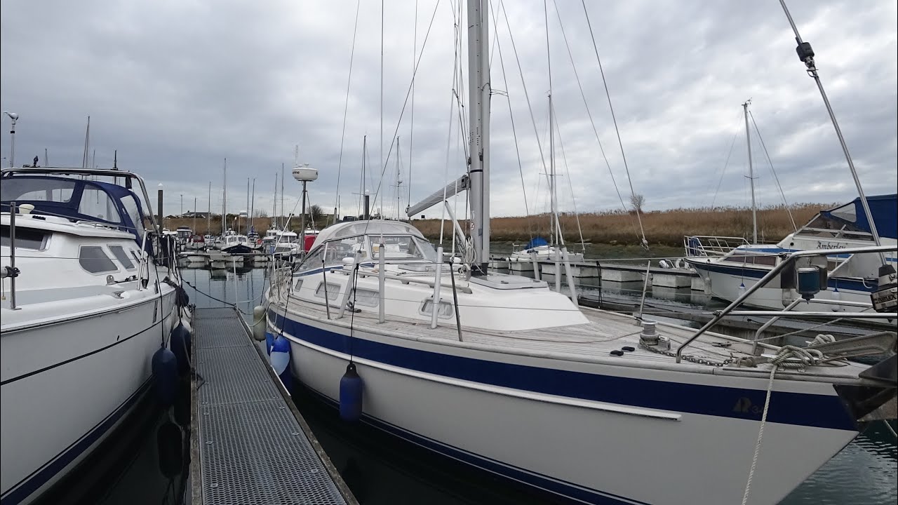 The Hallberg-Rassy 34 is a well-regarded Swedish cruising yacht